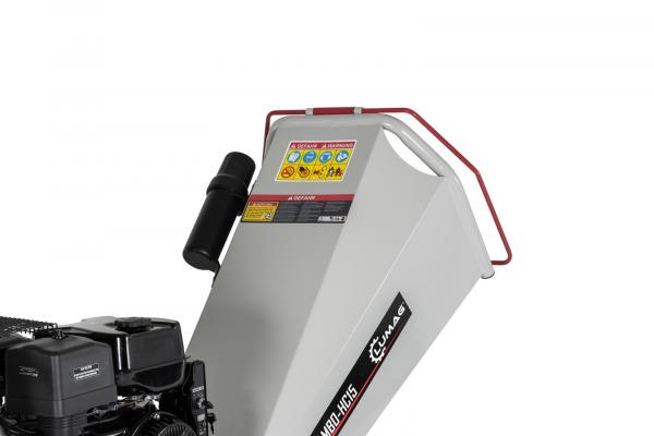 Lumag petrol shredder with duplex blade drum and electric start RAMBO-HC15